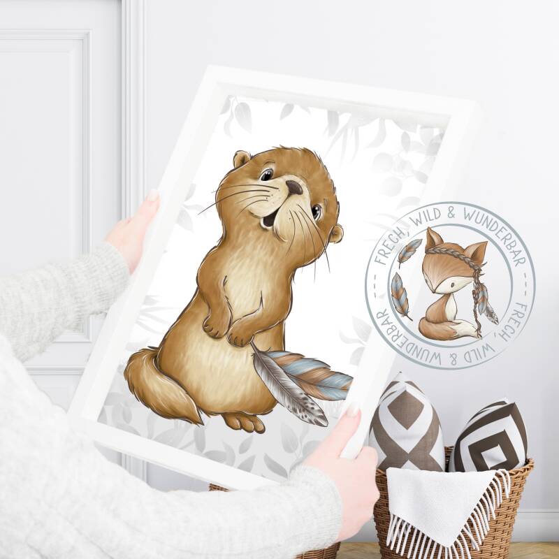 Süßer Otter