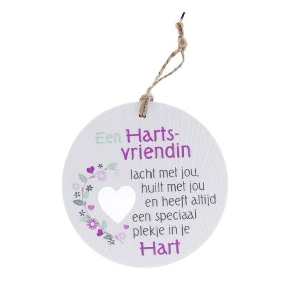 Keramieke hanger - Speciale vriendin