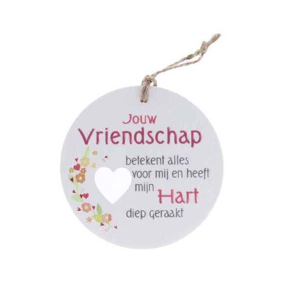 Keramieke hanger - Jouw vriendschap