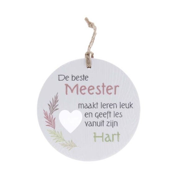 Keramieke hanger - Beste Meester