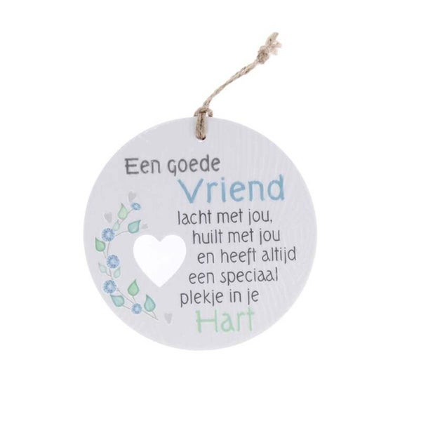 Keramieke hanger - Speciale vriend