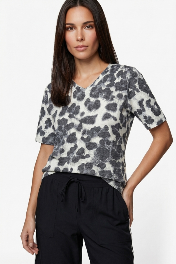 G-maxx - Elvi knitting top Sand/Black