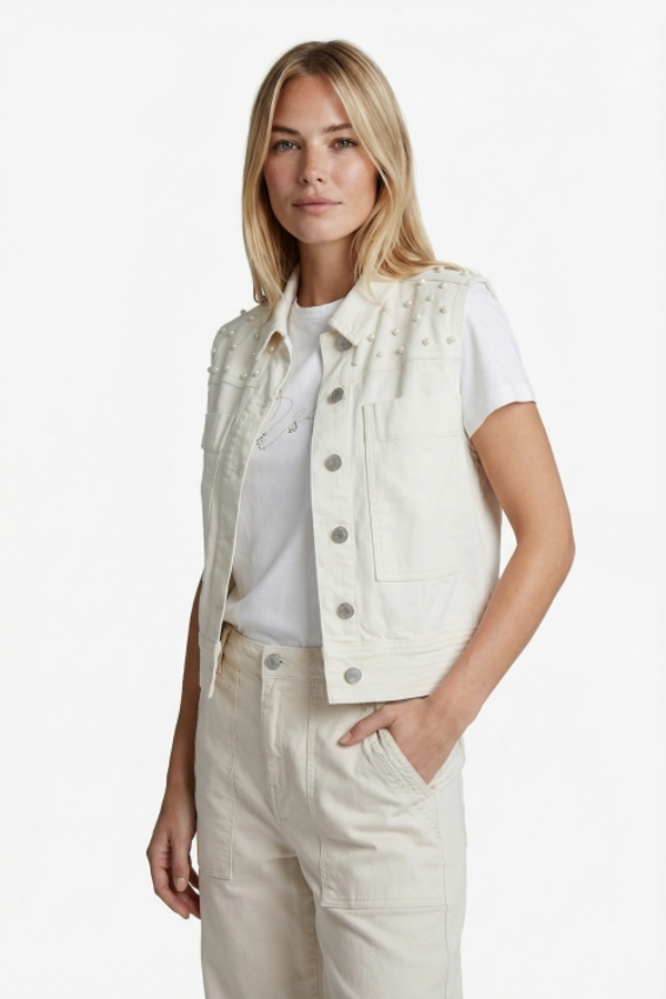 G-maxx - Gala gilet Ecru
