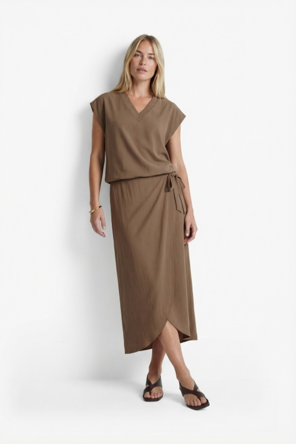 G-maxx - Gunilla skirt Walnut