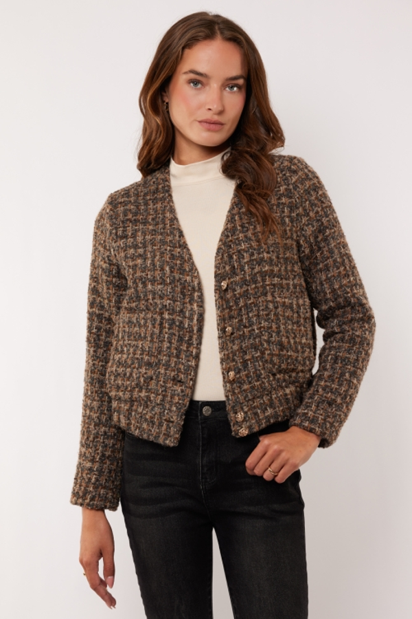 G-maxx - Sakura Jacket Grey Brown / Night Grey