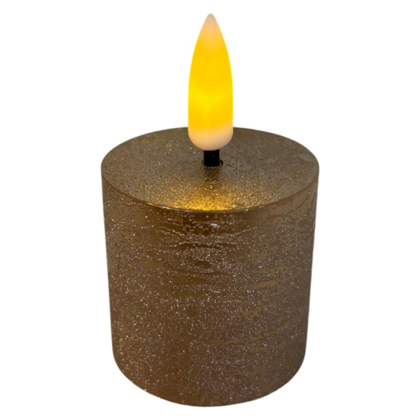 s/2 rechargeable t-light 3.8*4cm metallic sand