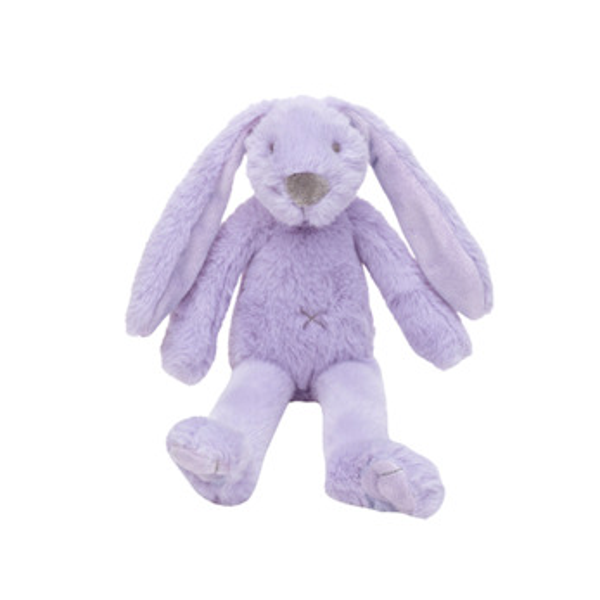 Tiny Lilac Recycled Rabbit Richie 28cm.