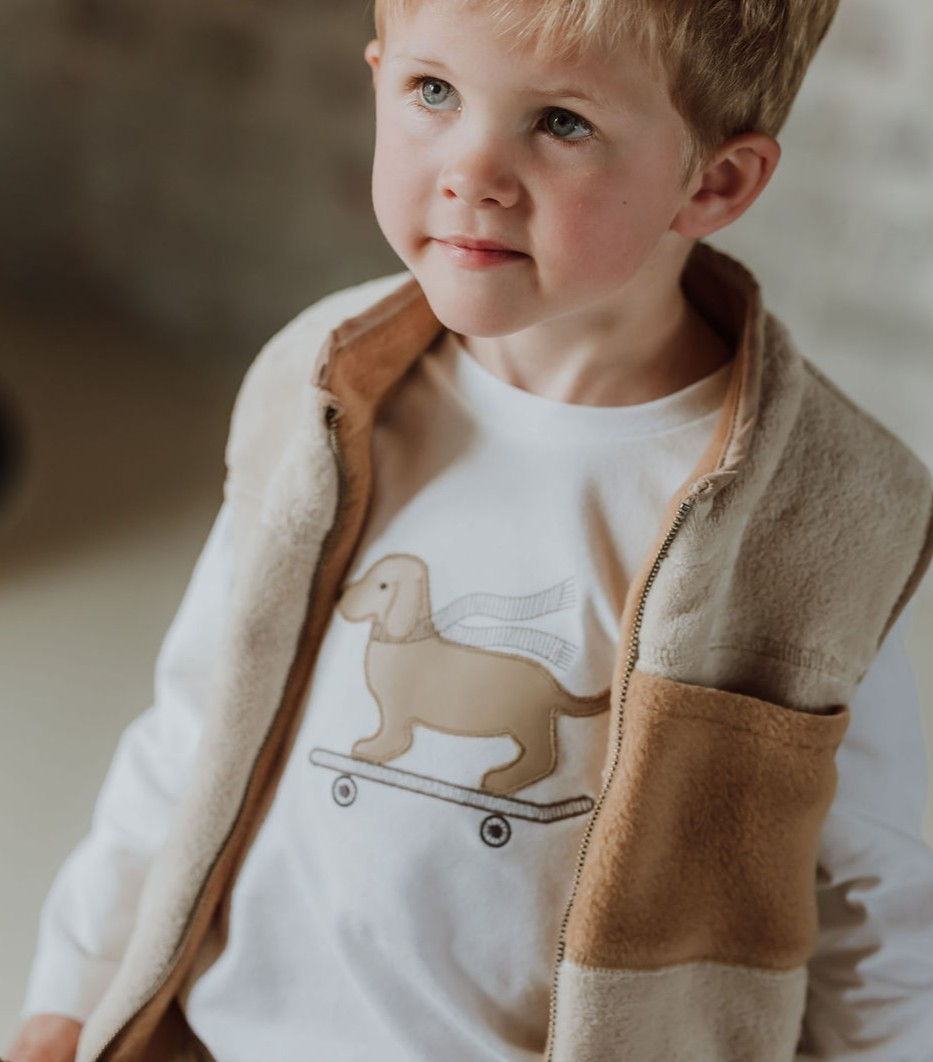 Longsleeve Aerodoux Skater Dachshund Off White