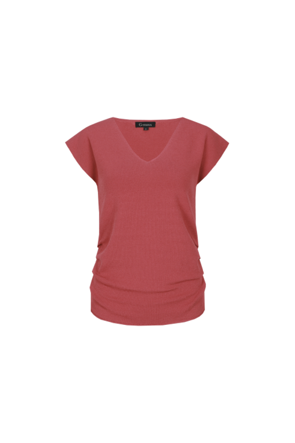 G-maxx - Silja knitting top Cranberry