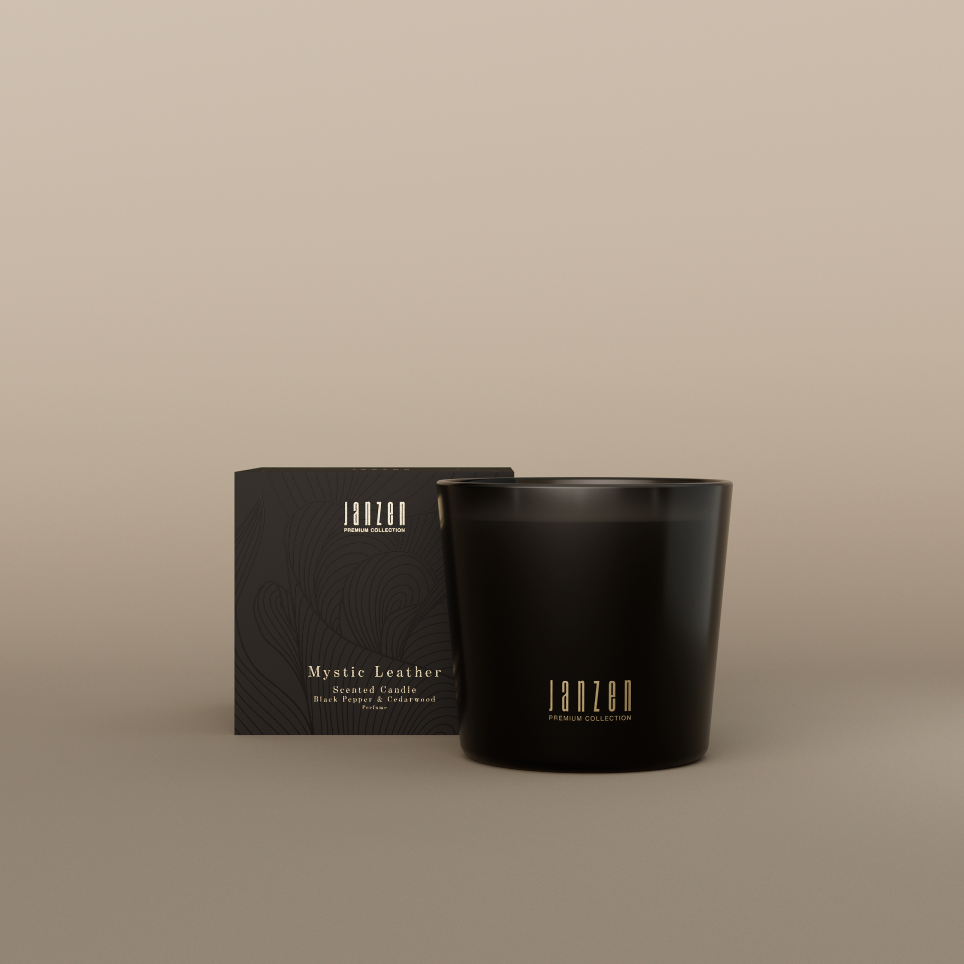 Scented Candle Mystic Leather