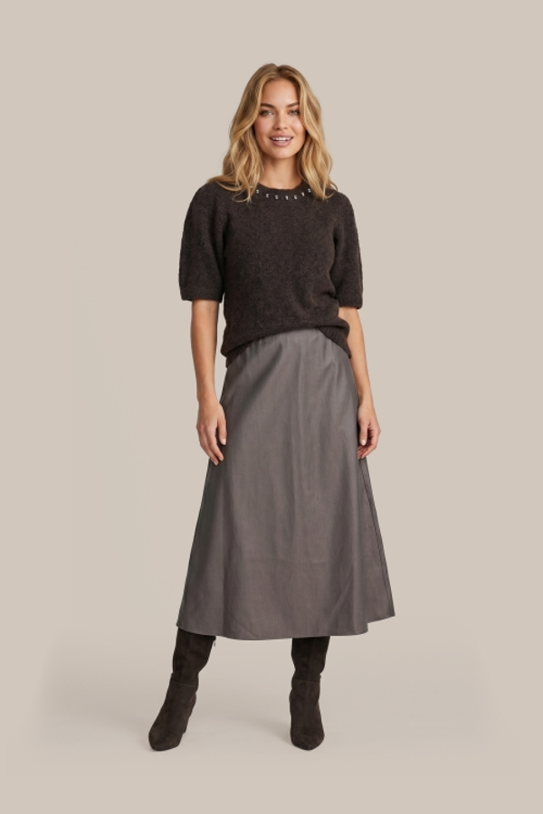 G-maxx - Catriona skirt Dark Earth