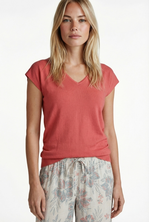 G-maxx - Silja knitting top Cranberry