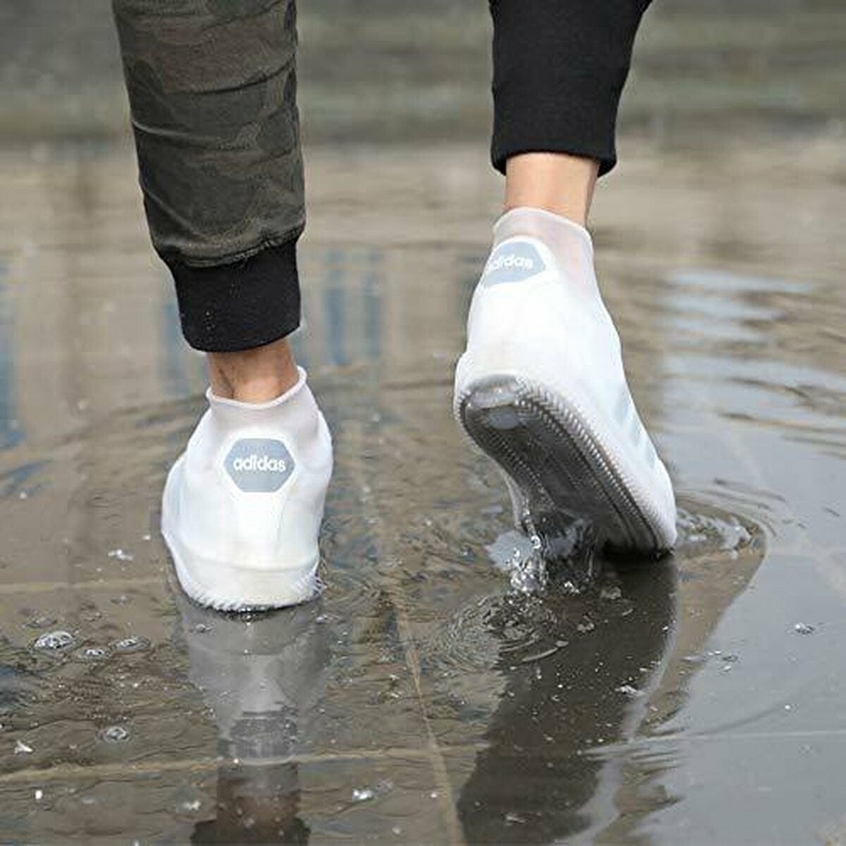 Overschoenen - Anti slip regen overschoen - Schoenhoesjes - Waterdichte  schoenbeschermers - Regenhoes - Schoenovertrek - Maat M - Maat L - Maat 35  tot 45 | GoedHandel