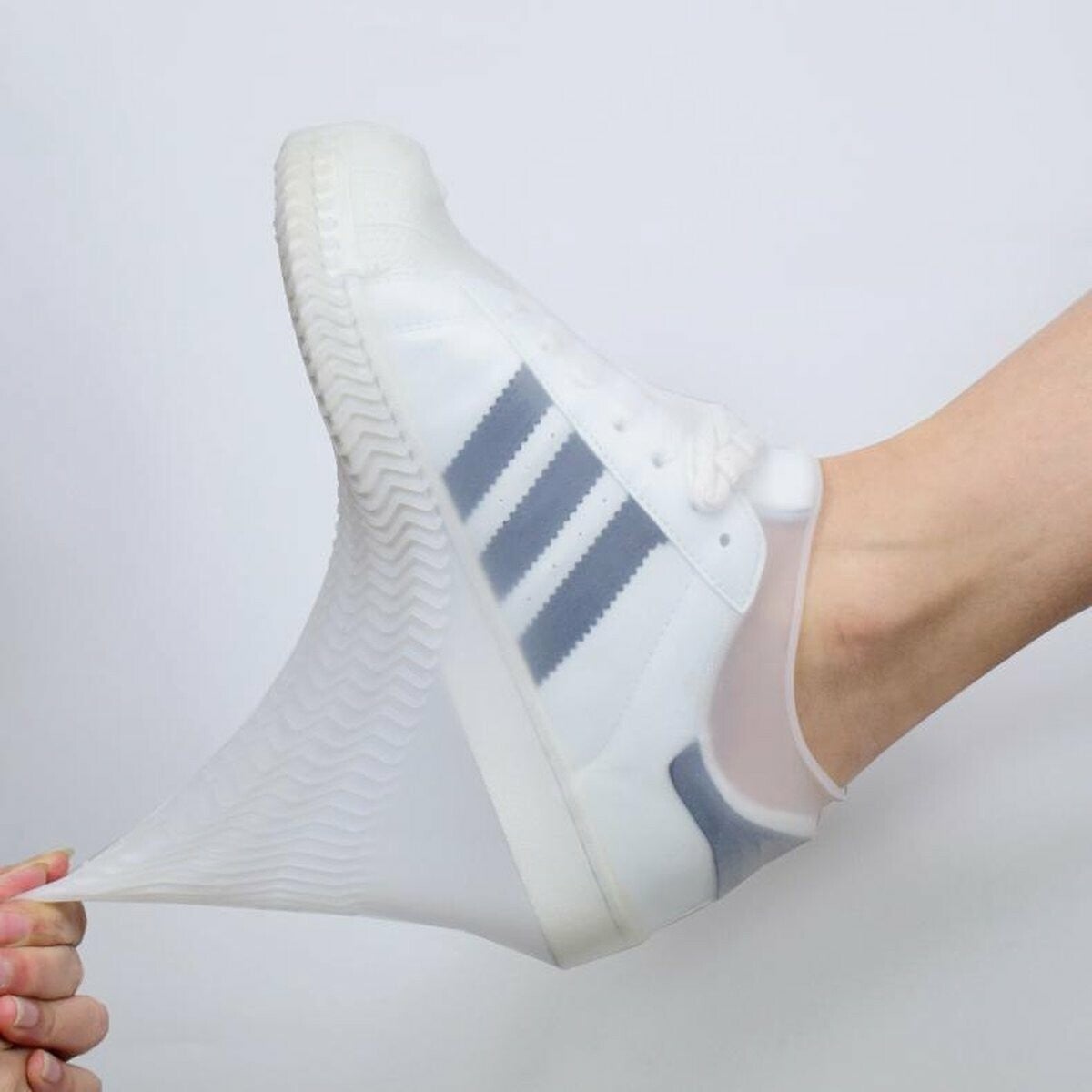 Overschoenen - Anti slip regen overschoen - Schoenhoesjes - Waterdichte  schoenbeschermers - Regenhoes - Schoenovertrek - Maat M - Maat L - Maat 35  tot 45 | GoedHandel