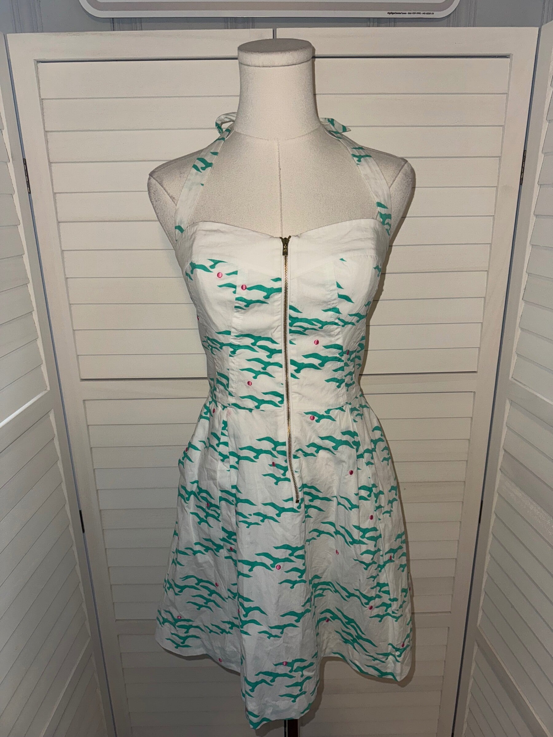 lilly pulitzer white halter dress Lilly Pulitzer Used Wedding Dress Save 78%