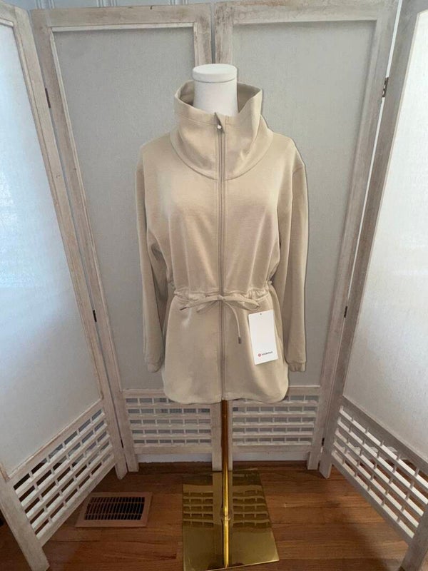 Lululemon Cinch-Waist Softstream Khaki Jacket Size 6