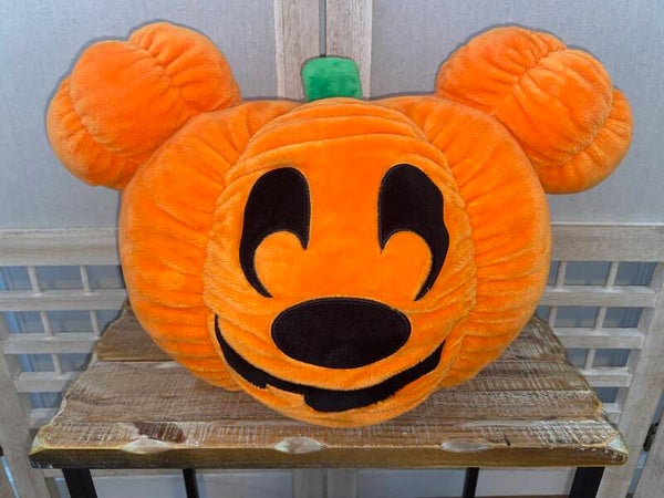Disney Mickey Mouse Pumpkin Halloween Plush Pillow Pal Palz