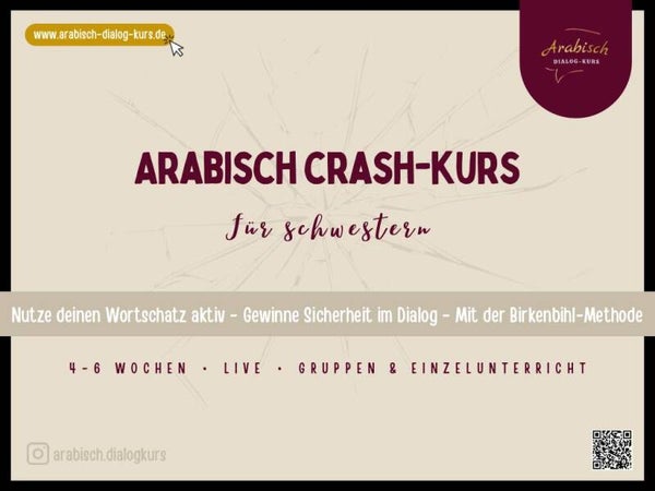 Crashkurs Arabisch – Intensives Sprechen für Schwestern