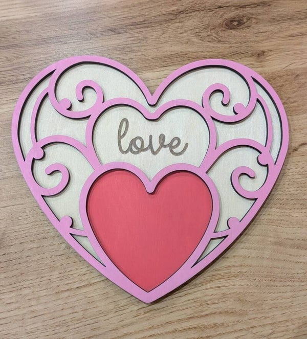 Coeur décoratif "Love"