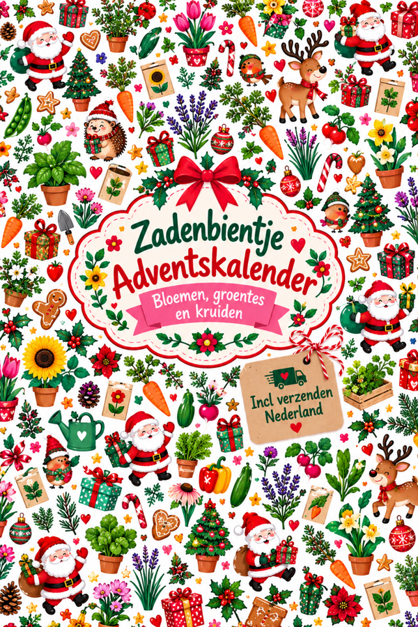 Adventskalender 2026 Bloemen, groentes en kruiden Nederland