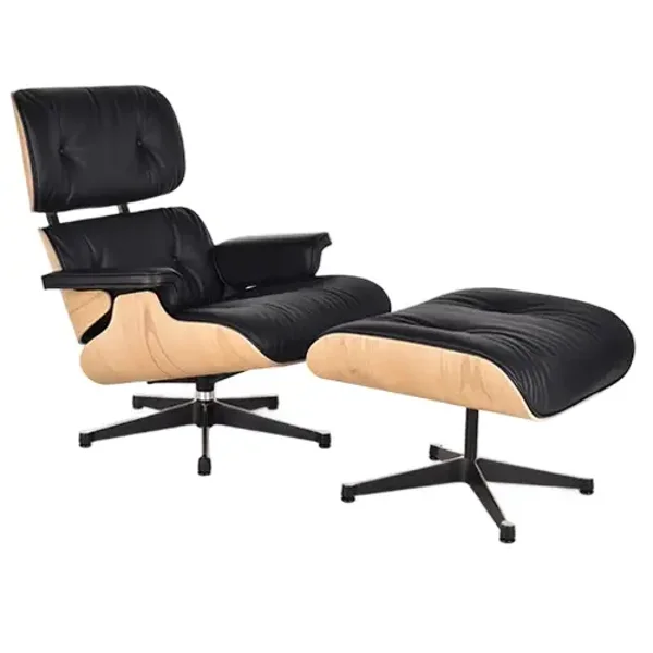 Vitra Eames Lounge Chair & Ottoman – Chestnut Wood (natural) -- 1 in stock