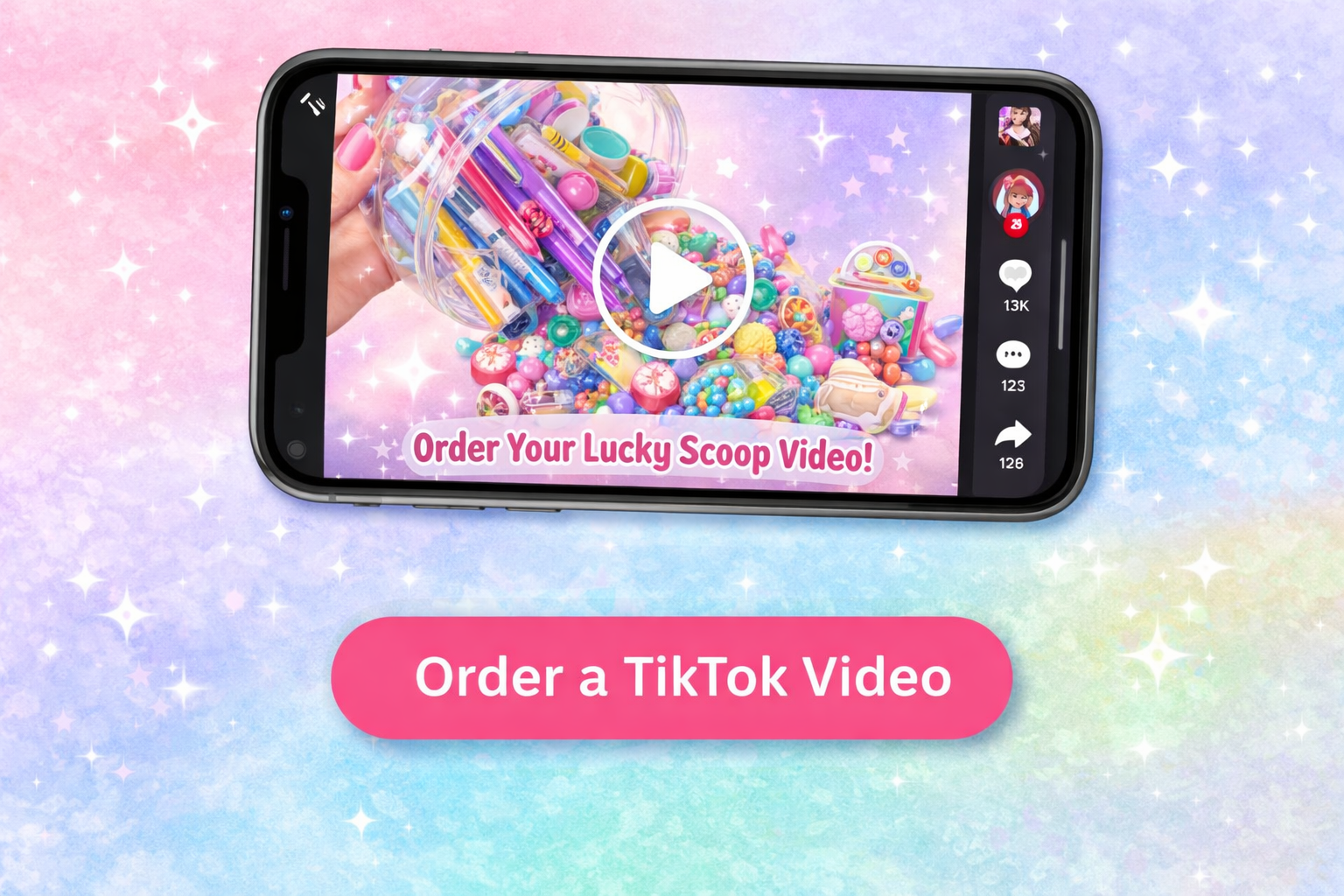 Sparkle Scoop TikTok Video