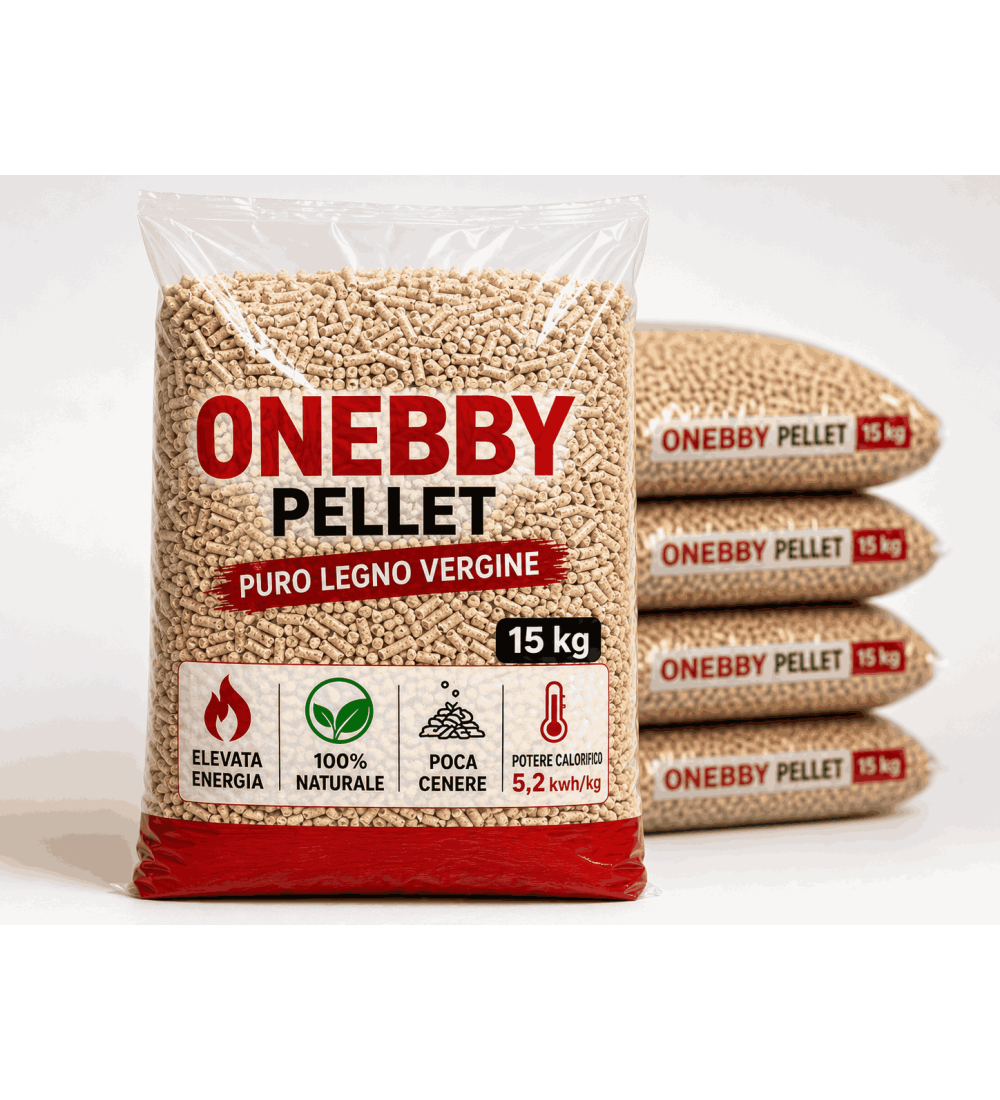Onebby Pellet  5 PEDANE 70 SACCHI DA 15KG
