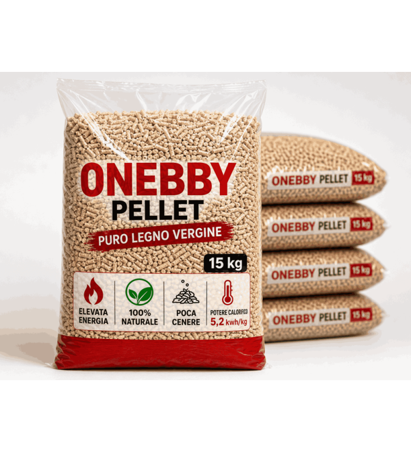 Onebby Pellet  5 PEDANE 70 SACCHI DA 15KG