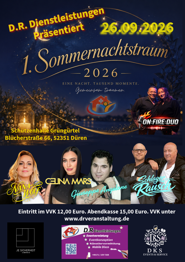Eintritt VVK Sommernachtstraum 2026