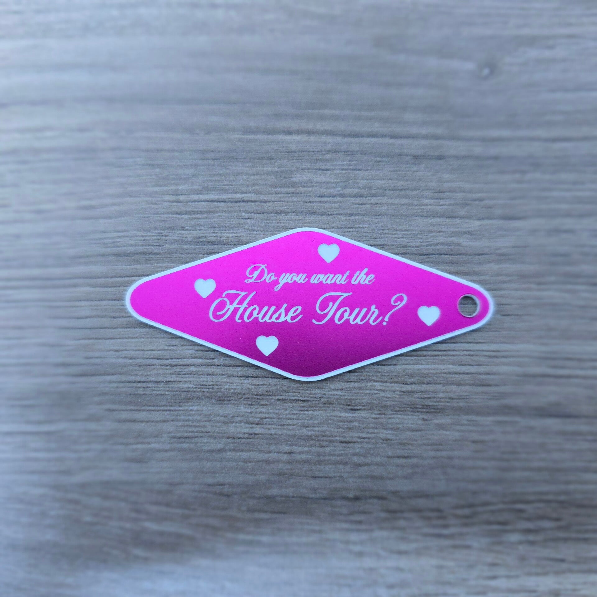 Sabrina Inspired Keyring | Do You Want The House Tour Keychain | Fan Gift | Cute Acrylic Keyring | Pop Music Merch