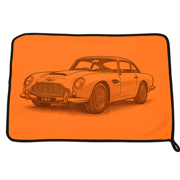 Personalised Engraved Microfibre Car Towel – 40cm x 60cm | The Perfect Gift for Car Lovers