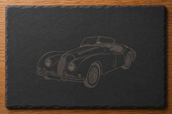 Engraved Car Slate Placemat