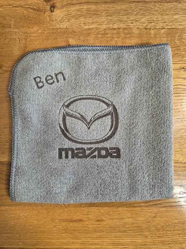 Personalised Engraved Microfibre Car Towel – 40cm x 40cm | The Perfect Gift for Car Lovers