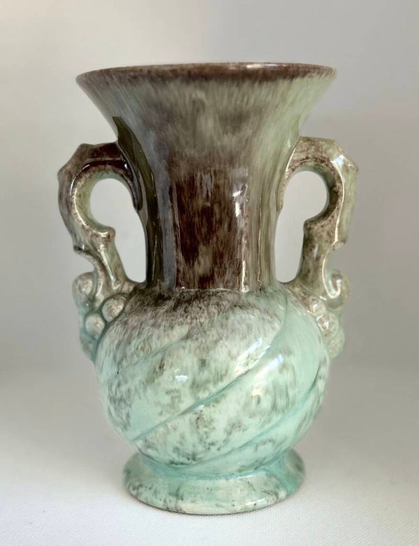 ** Green and Grey Vase - 10.5cm