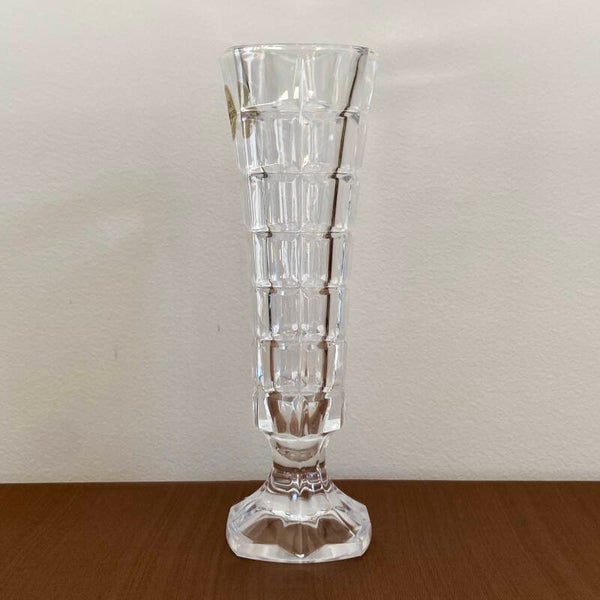 French Lead Crystal Vase - 16.5cm