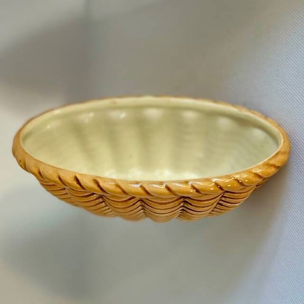 Vintage Basketweave Patterned Bowl – Beswick 1264