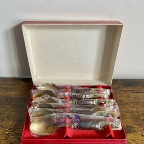 6 Solid Nickel Bronze teaspoons