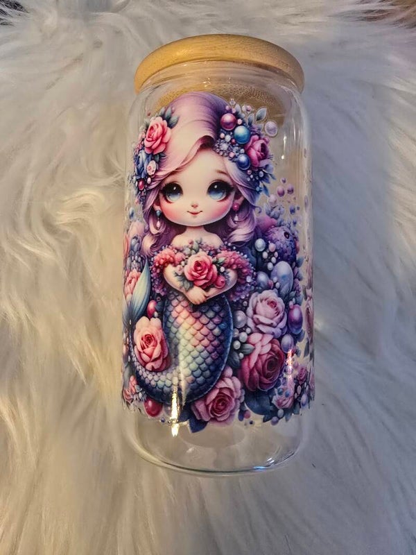 16oz Iced Coffee Glass
