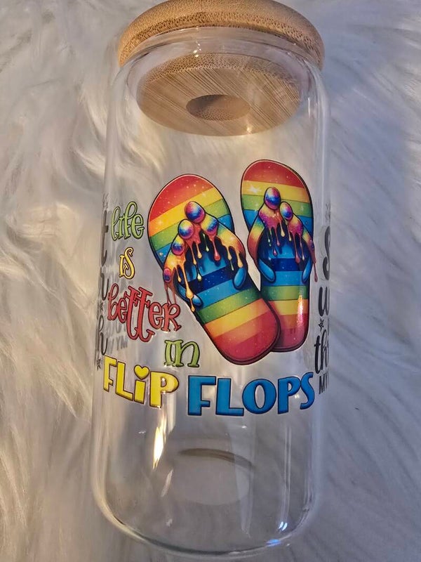 16oz Iced Coffee Glass