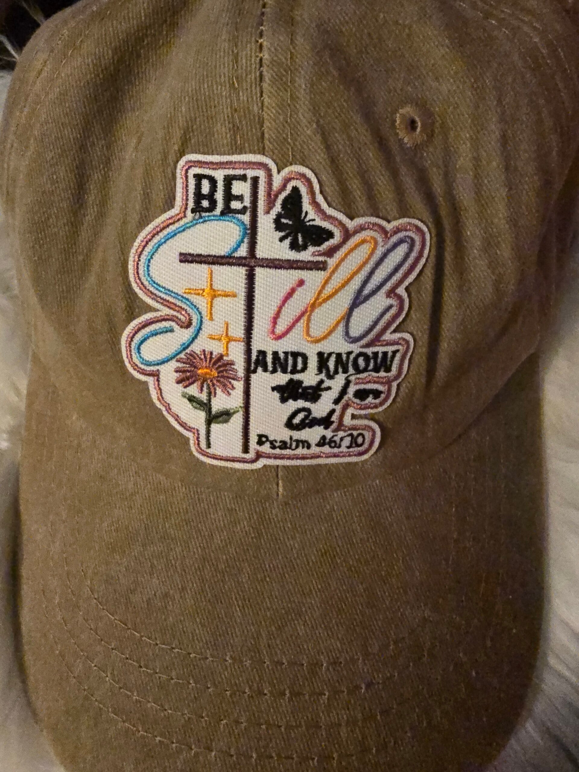 Baseball Cap W/ Religious Patch