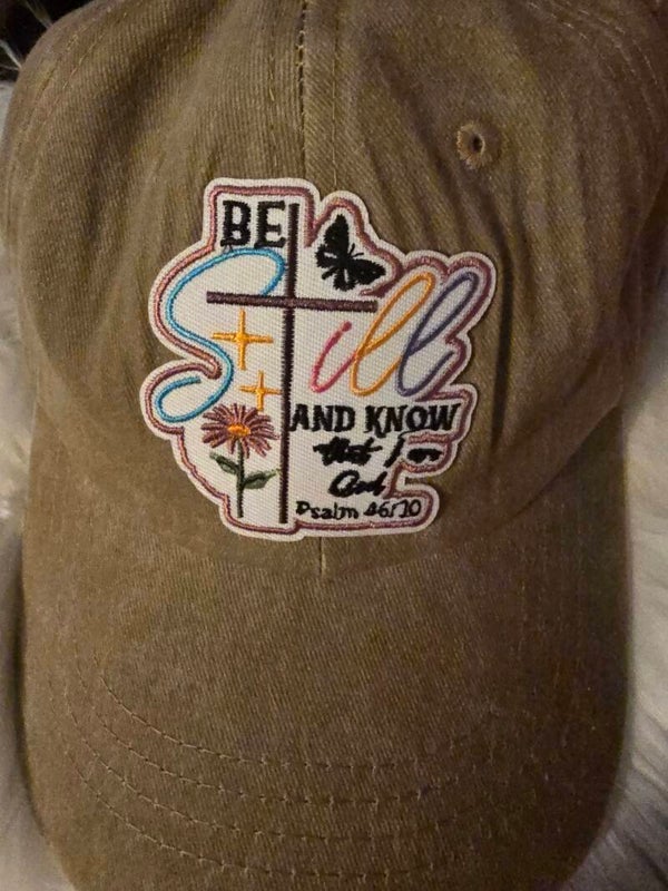 Baseball Cap W/ Religious Patch