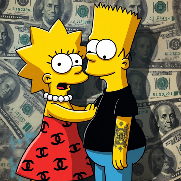 MY BART IS COOL - JORIS BRUNEAU 100X100 CM