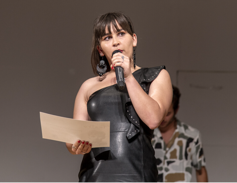 Greta Cristóbal Carcavilla. Premio a Mejor Interpretación Femenina Protagonista. Bajarse al moro. Chusa. XXIV Certamen de Teatro Universitario UCM.