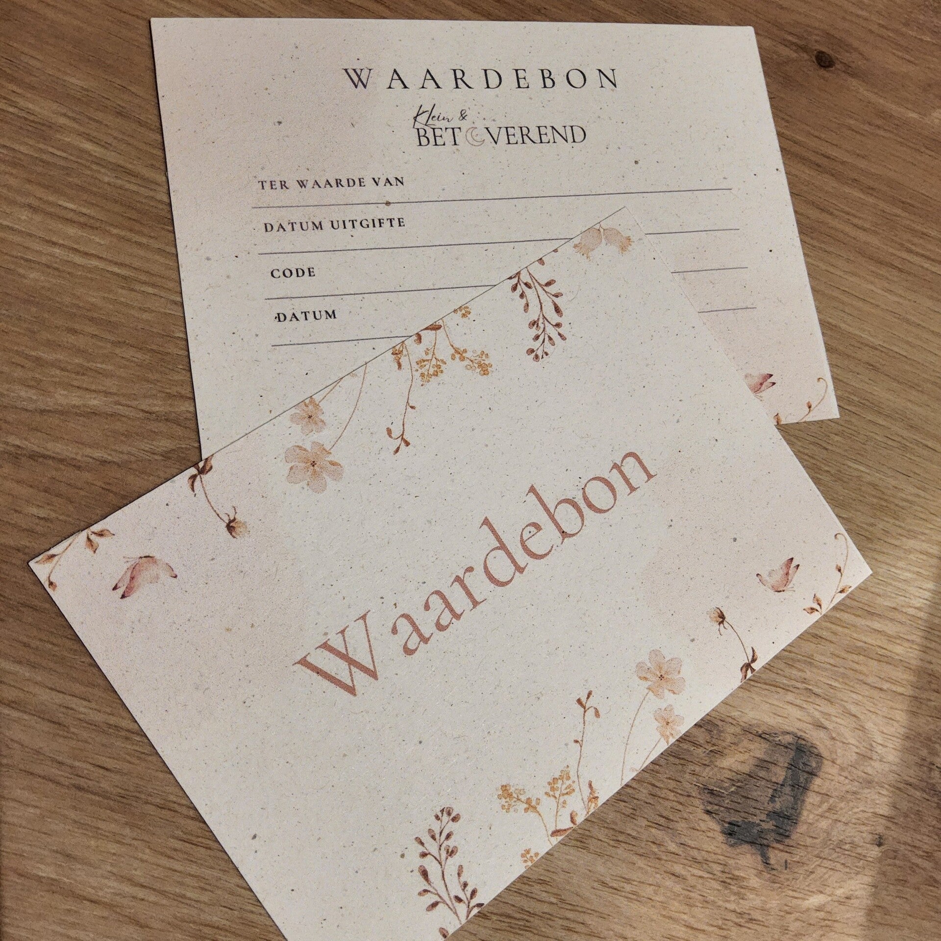Waardebon | Cadeaubon