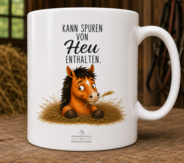 Wissensstall Tasse „Heugenuss“