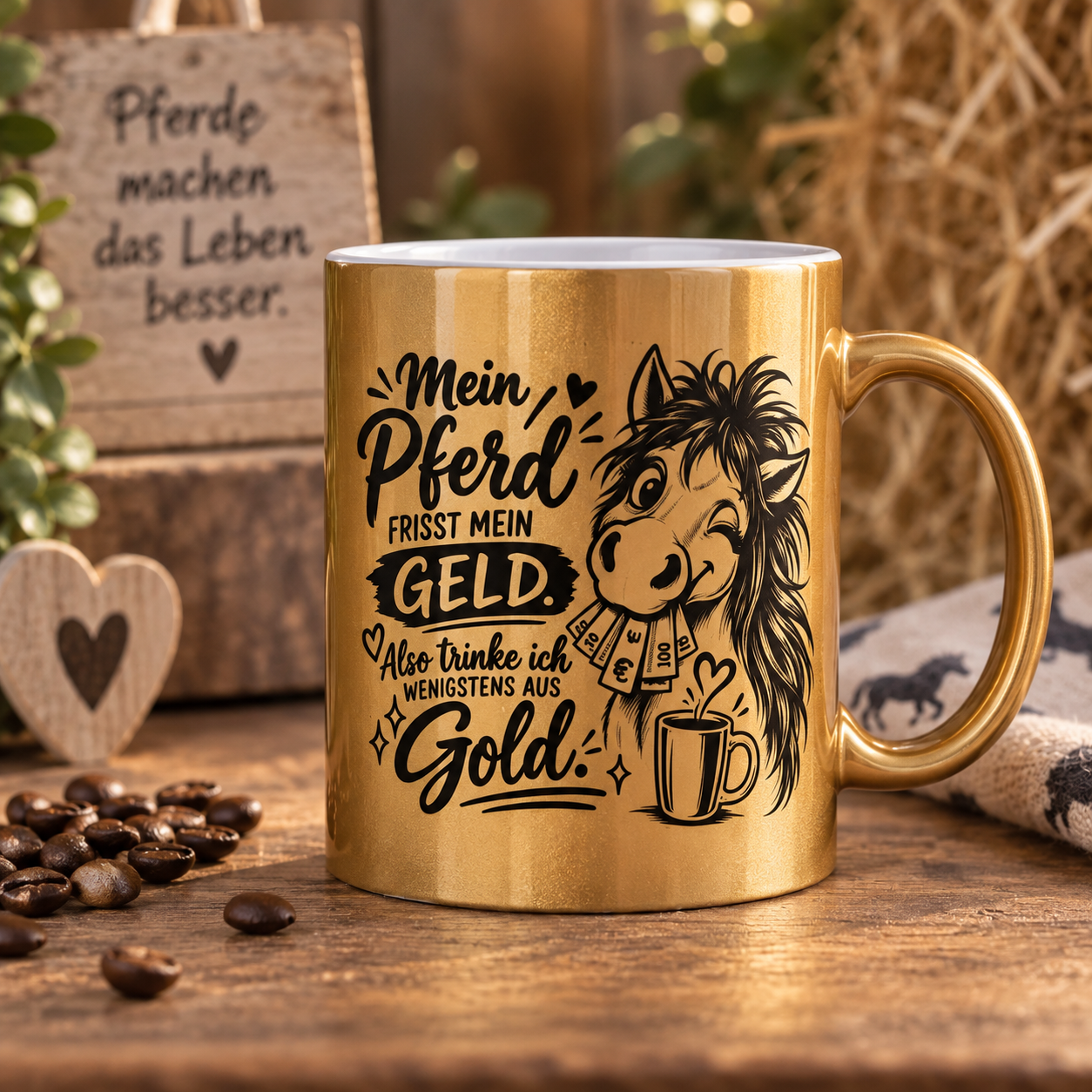 "Goldstück“ – Mein Pferd frisst mein Geld.