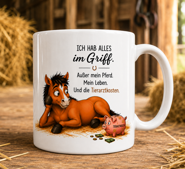 Wissensstall Tasse - Alles im Griff