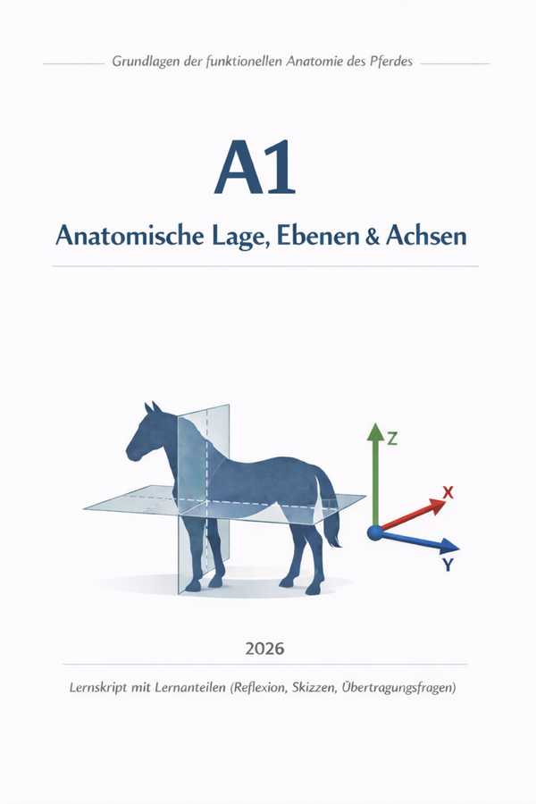 A1 „Anatomische Lage, Ebenen & Achsen“ - Digital -