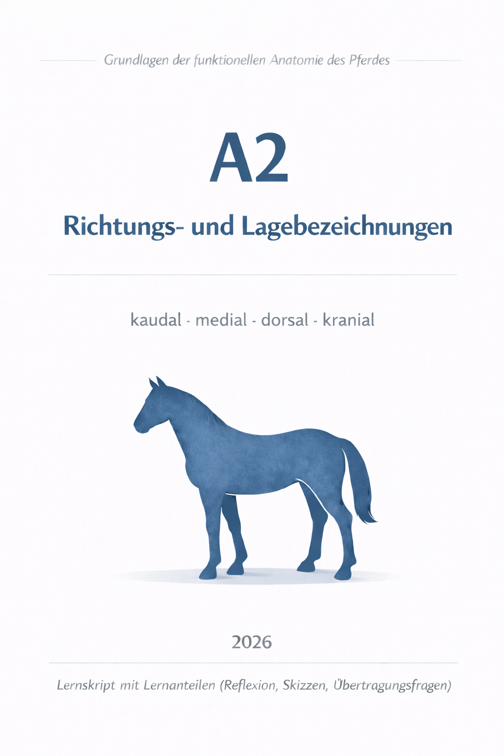A2 – Richtungs- und Lagebezeichnungen - Digital -
