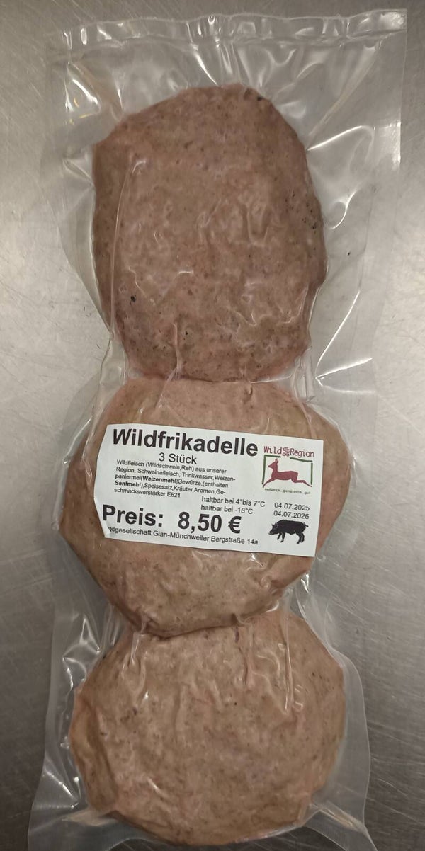 3 Wildfrikadellen